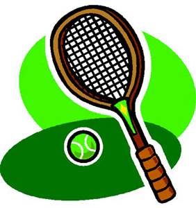 Tennis individuals clipart