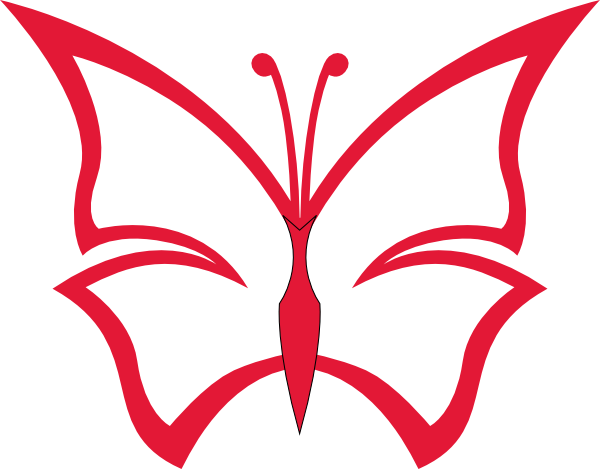 Pictures Of Red Butterflies - ClipArt Best