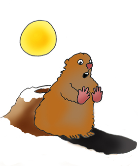 Pin Groundhog Clip Art And Poem Link