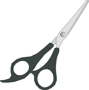 Grey Scissor clip art Free Vector / 4Vector