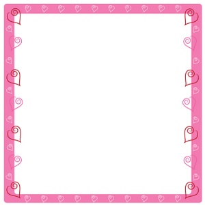 Pink Flower Border Clip Art - Free Clipart Images