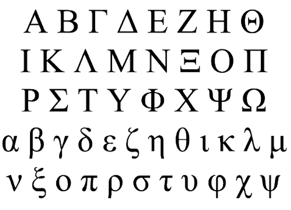 Ancient Greek Alphabet | Mewarnai