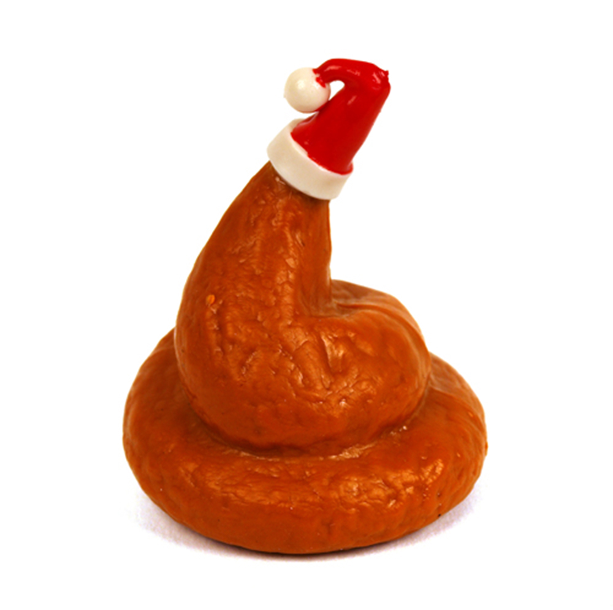 Christmas Turd - rubber steamy coiler with a Santa hat | eBay