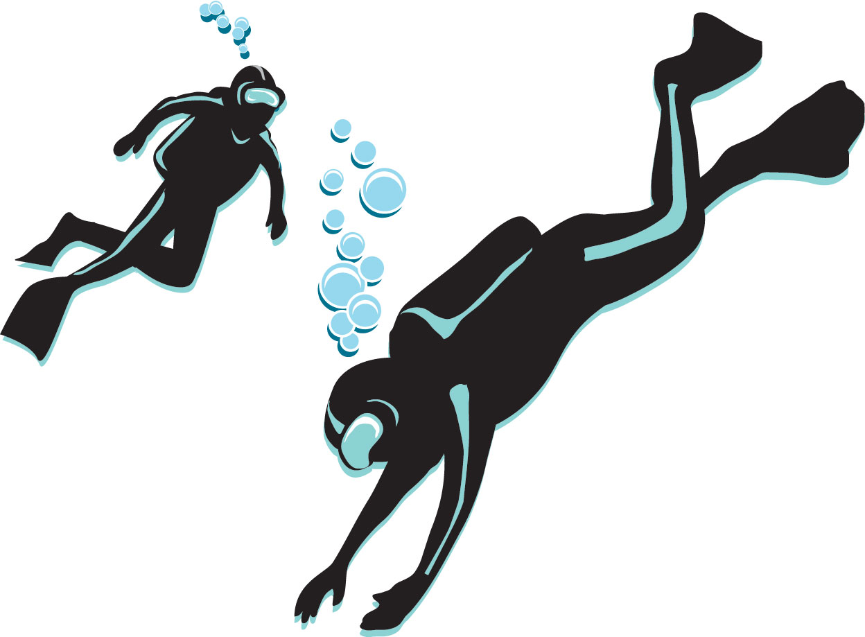 Diver clipart