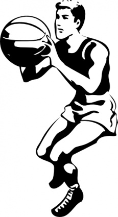 Basketball Player clip art - Download free Sport vectors
