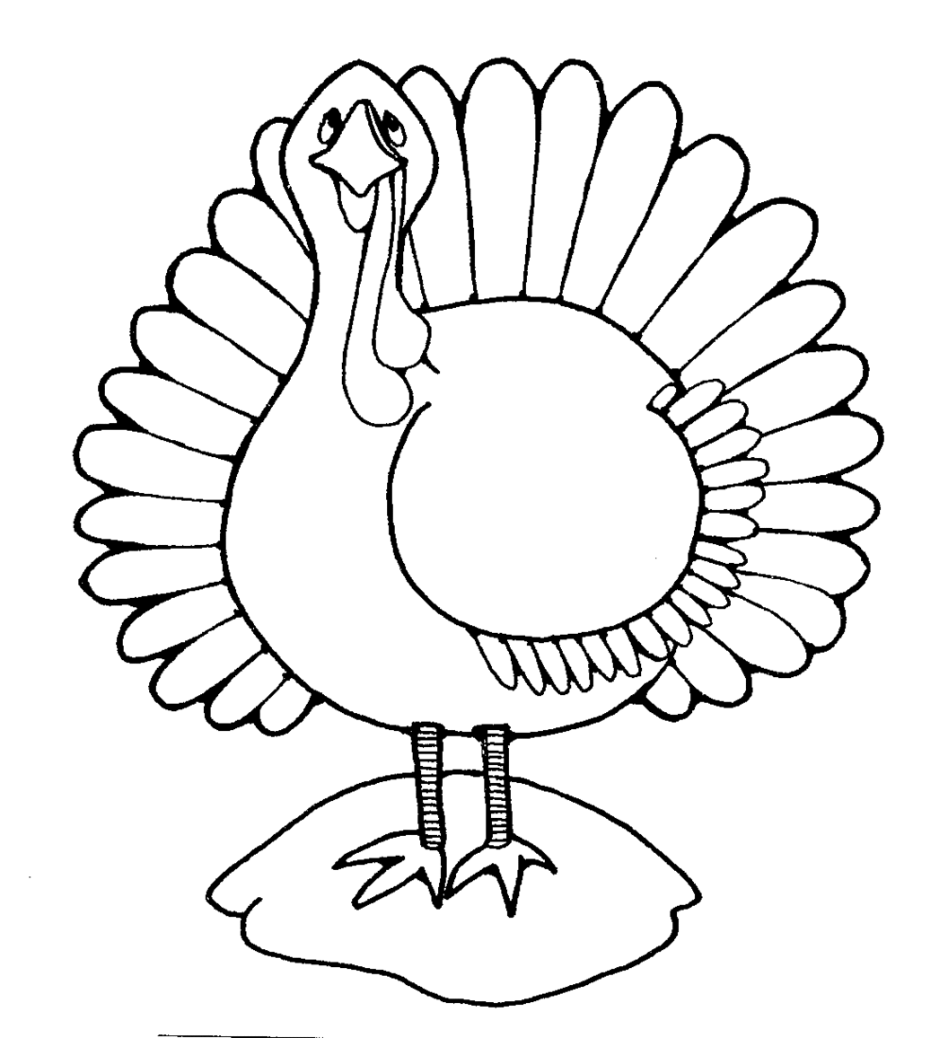 Turkey Line Art Clipart - Free to use Clip Art Resource