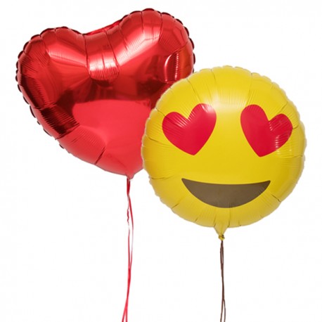 Duo de ballons Amour - Cadeau original Ballon Suprise