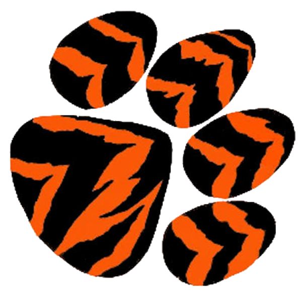 Free clipart tiger paw