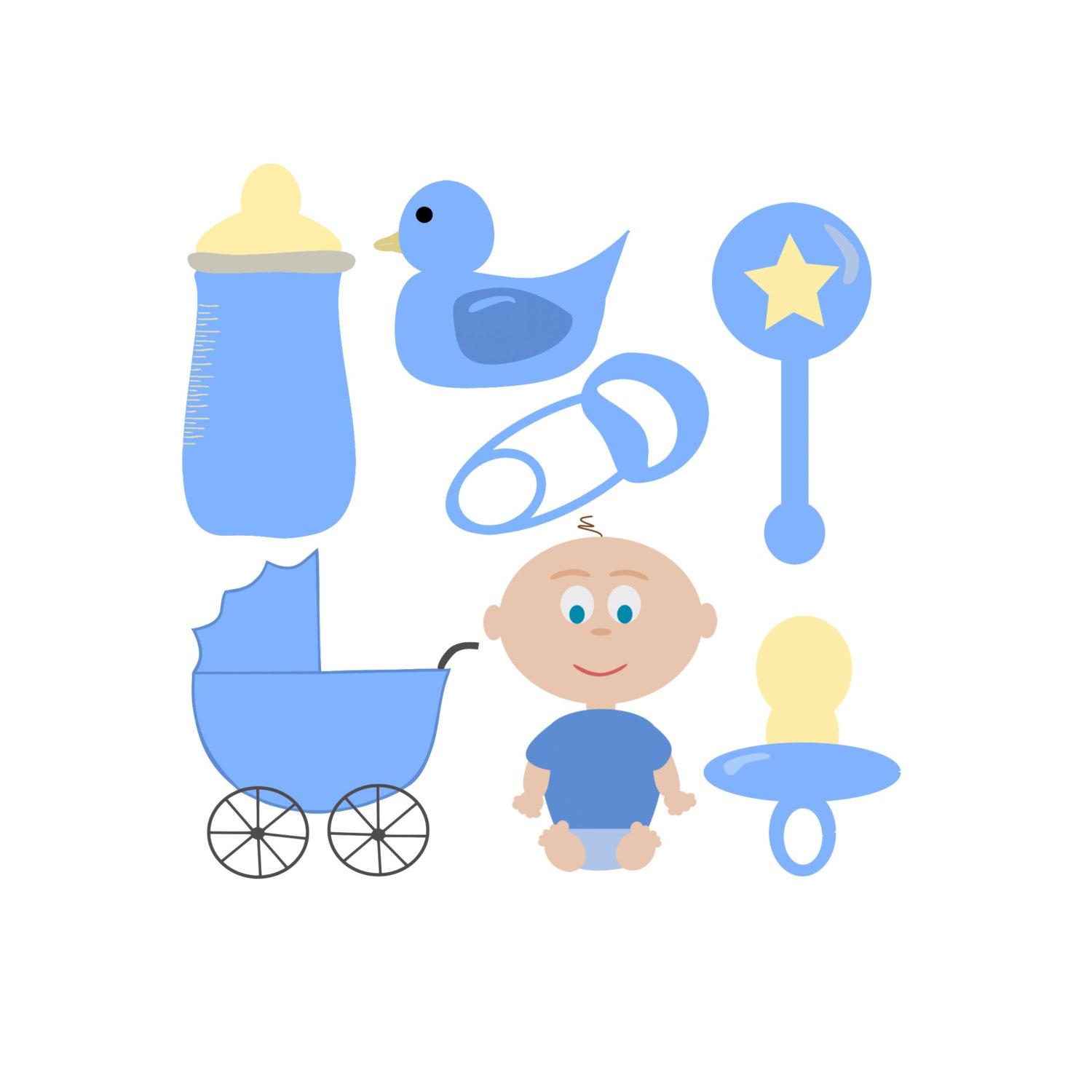 39+ Baby Boy Items Clipart