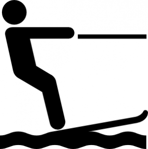 Clipart water ski