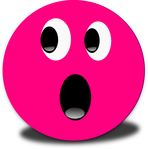 Frightened Smiley Pink Emoticon Clipart | i2Clipart - Royalty Free ...