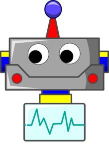 Cartoon Robot Clip Art - vector clip art online ...