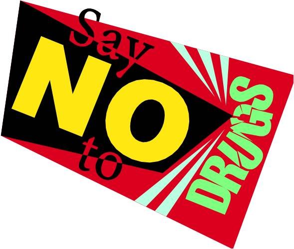 Say No To Drugs Clipart