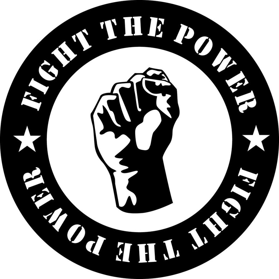 Fight The Power Sticker