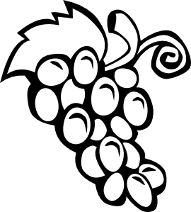 Grape Vine clip art - vector clip art online, royalty free ...