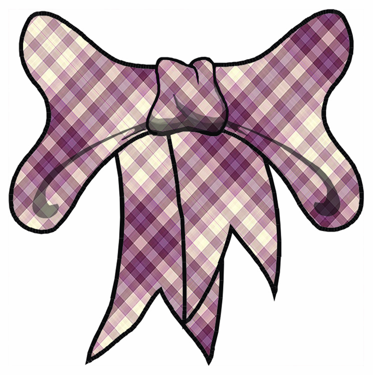 ArtbyJean - Paper Crafts: RIBBON BOWS - Set A18 - Maroon Tartan ...