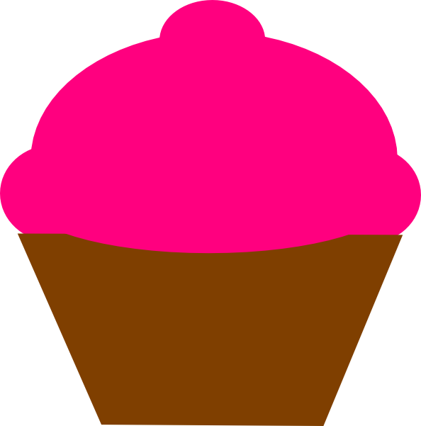 Pink Cupcake Clip Art Vector Online Royalty Free And Public ...