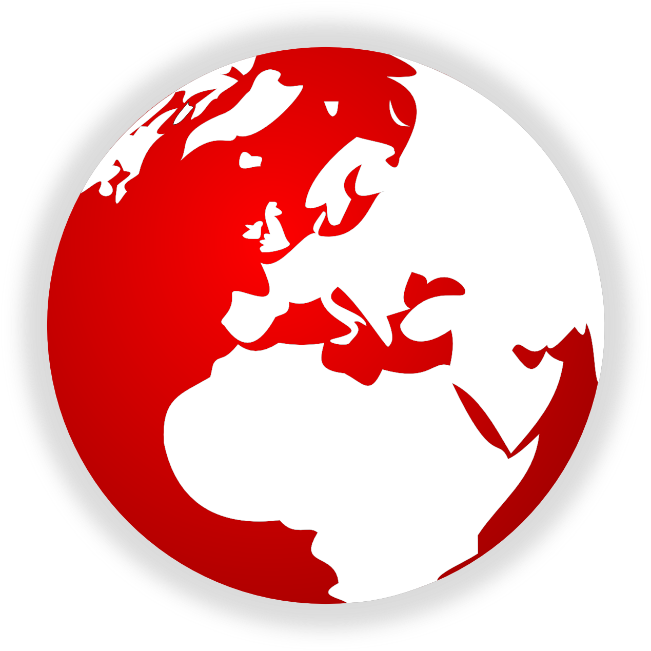 Cliparts Red Globe Clipart