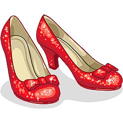 Wizard Of Oz Ruby Slippers Clipart - ClipArt Best