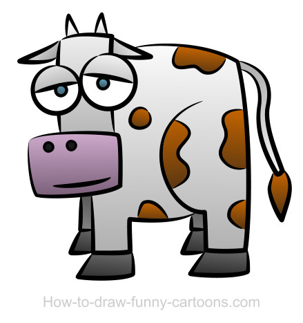 Cow drawings (Sketching + vector)