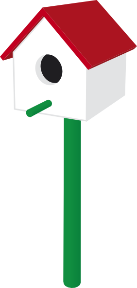 Cute Birdhouse Clipart - Free Clipart Images