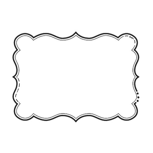 Label shapes outline clipart