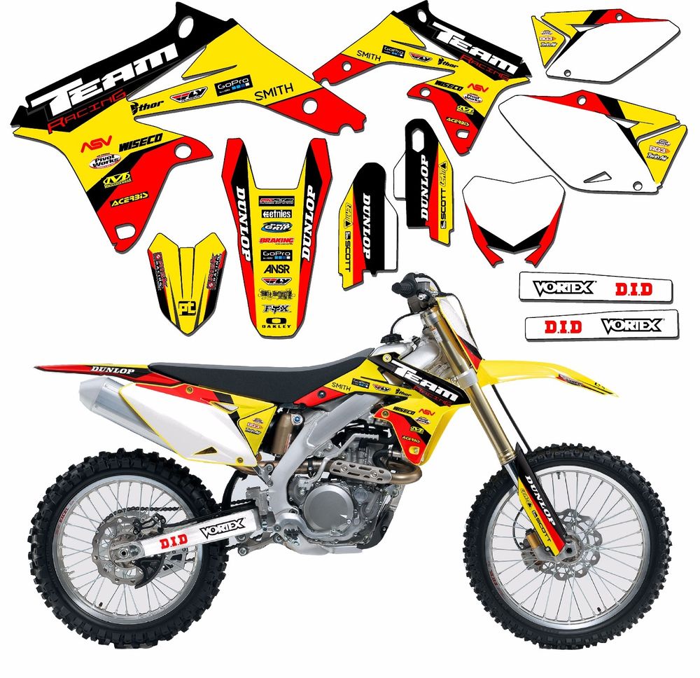 2000-2004 SUZUKI DRZ 400 GRAPHICS KIT DECALS STICKERS DIRT BIKE ...