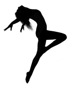 Dancer silhouette clipart