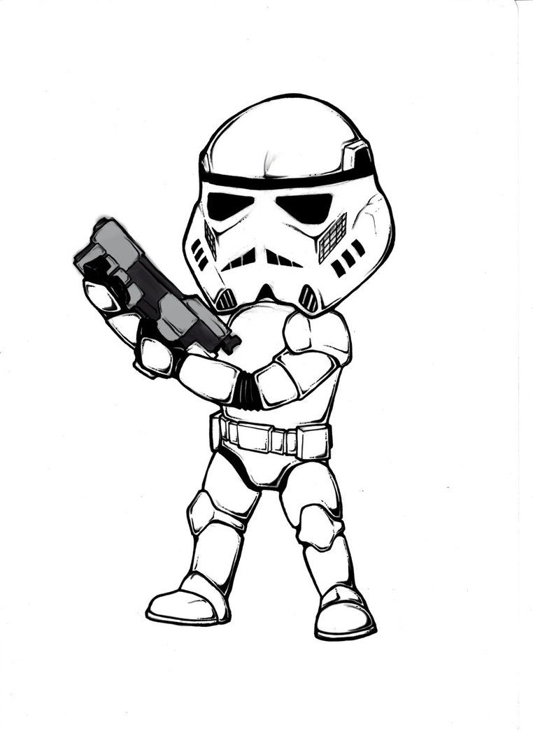 Stormtrooper Coloring Page - AZ Coloring Pages