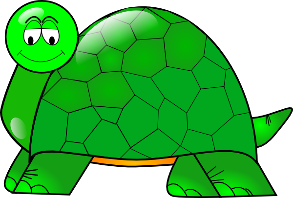 Turtle With Large Shell Outline Clipart - ClipArt Best