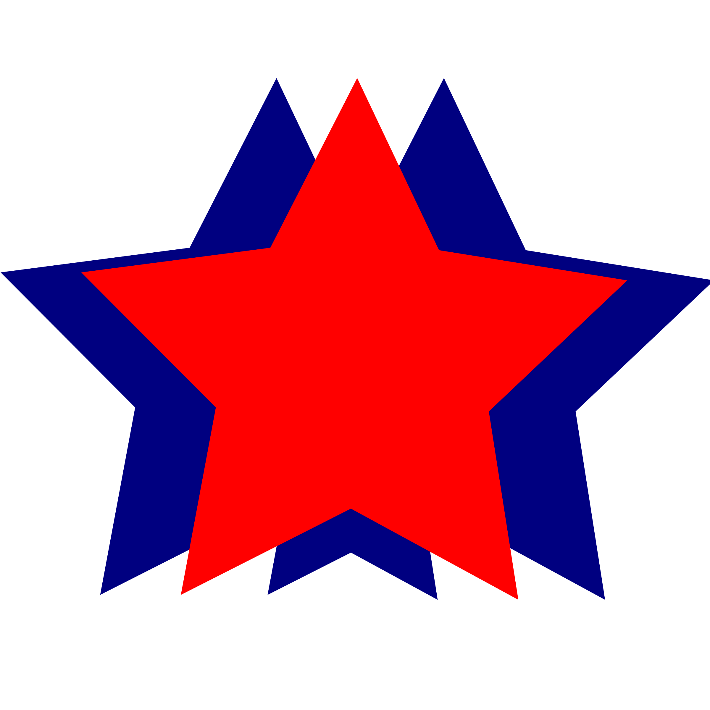 Red white blue stars clipart