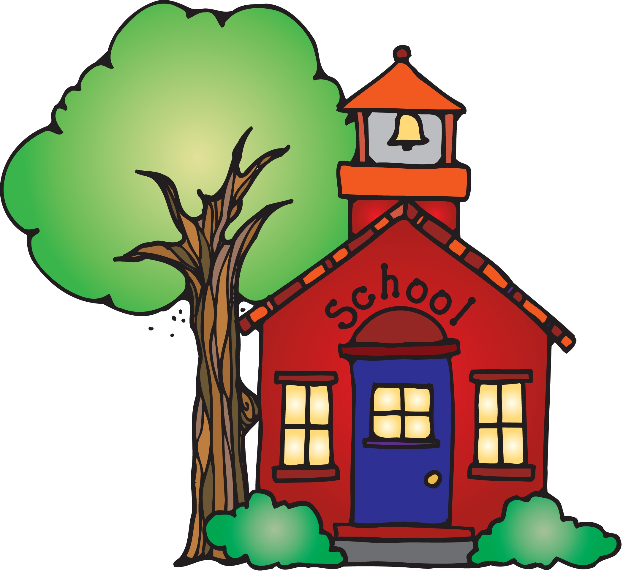 Little Red Schoolhouse Clipart