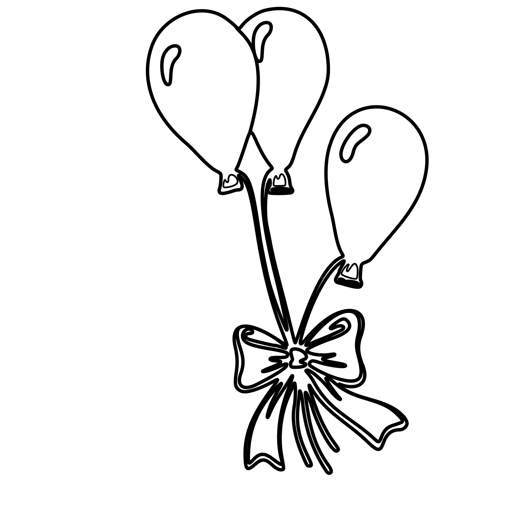 Balloon Coloring Pages #4908