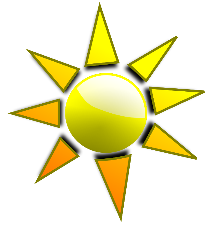 Sun Clip Art - Dr. Odd