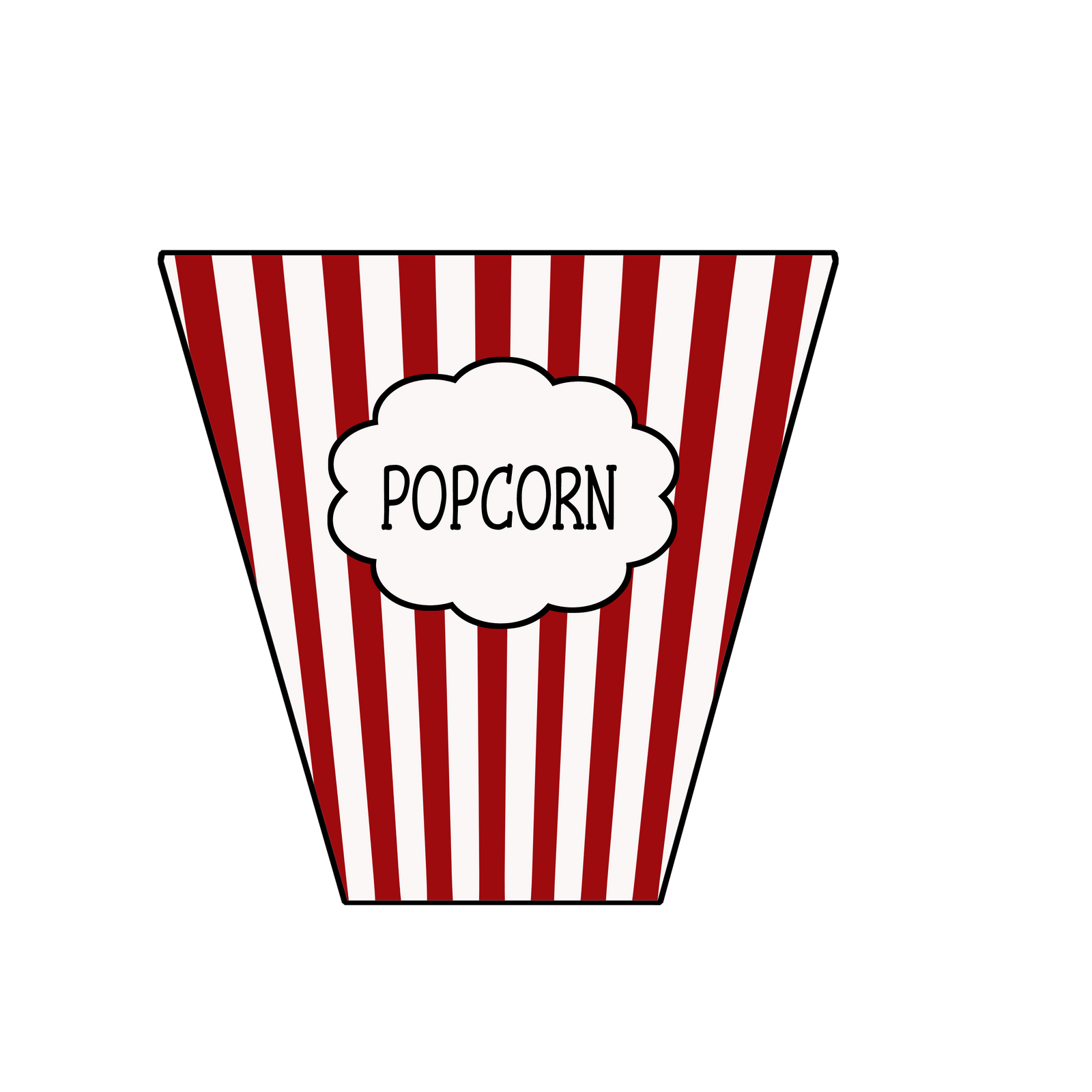 Popcorn Outline ClipArt Best