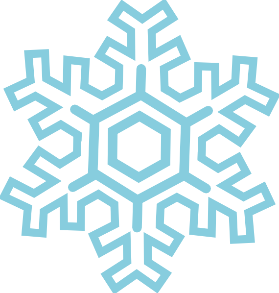 Stylized Snowflake clip art Free Vector / 4Vector