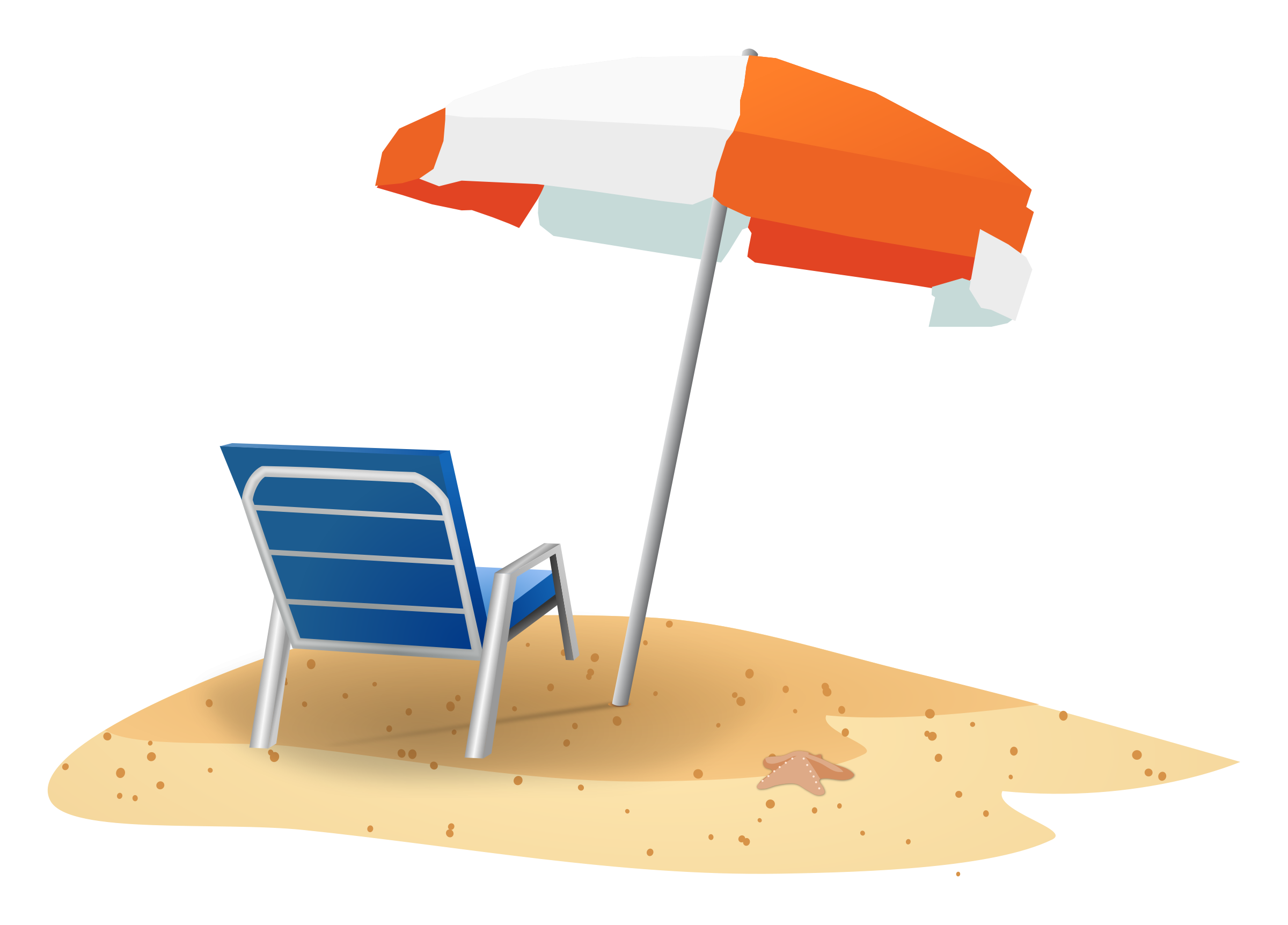 Clipart - Beach Scene