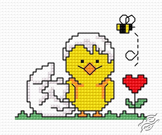 FREE PATTERNS Easter Easter Chick II Gvello Stitch 2014 | Parades ...