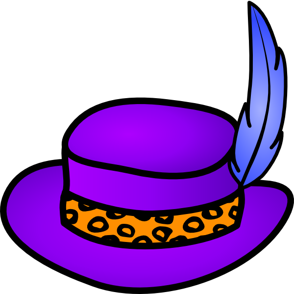 Pimp Hat Clip Art - vector clip art online, royalty ...