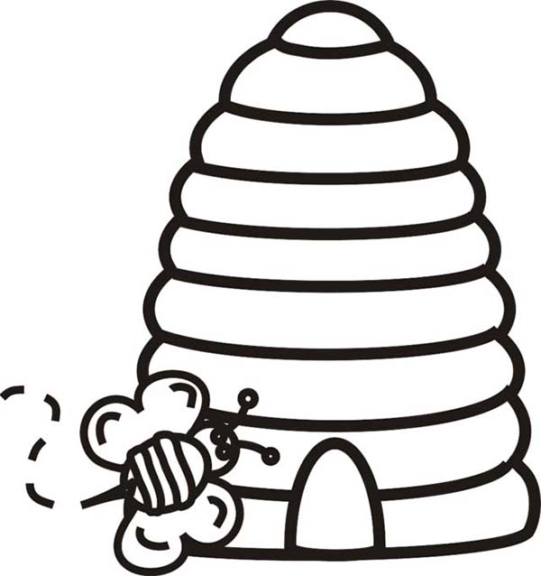 beehive-outline-clipart-best