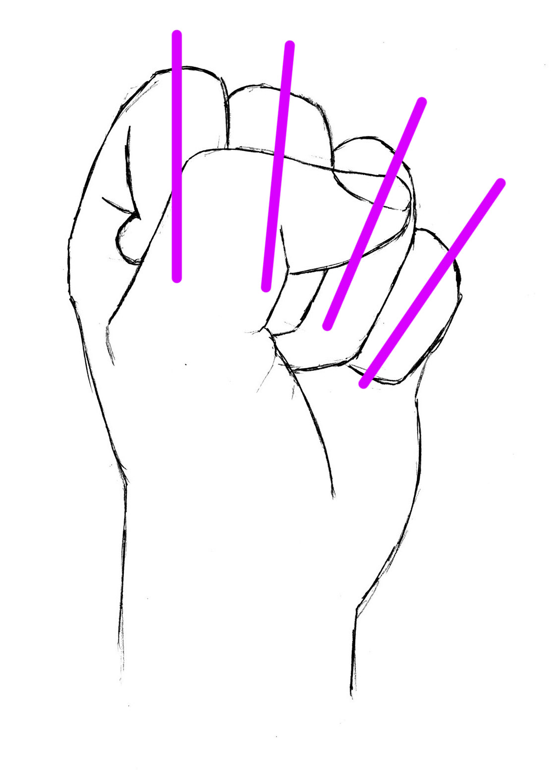 How to draw a hand - Clenched fist and open palm | Drawing Lessons