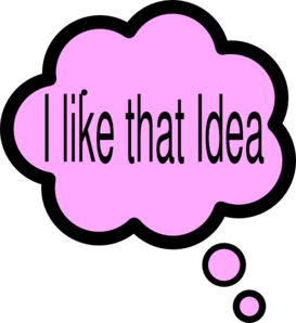 I Like That Idea clip art - vector clip art online, royalty free ...