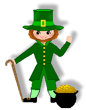 St. Patrick's Day clip art of leprechauns and Irish lassies plus ...