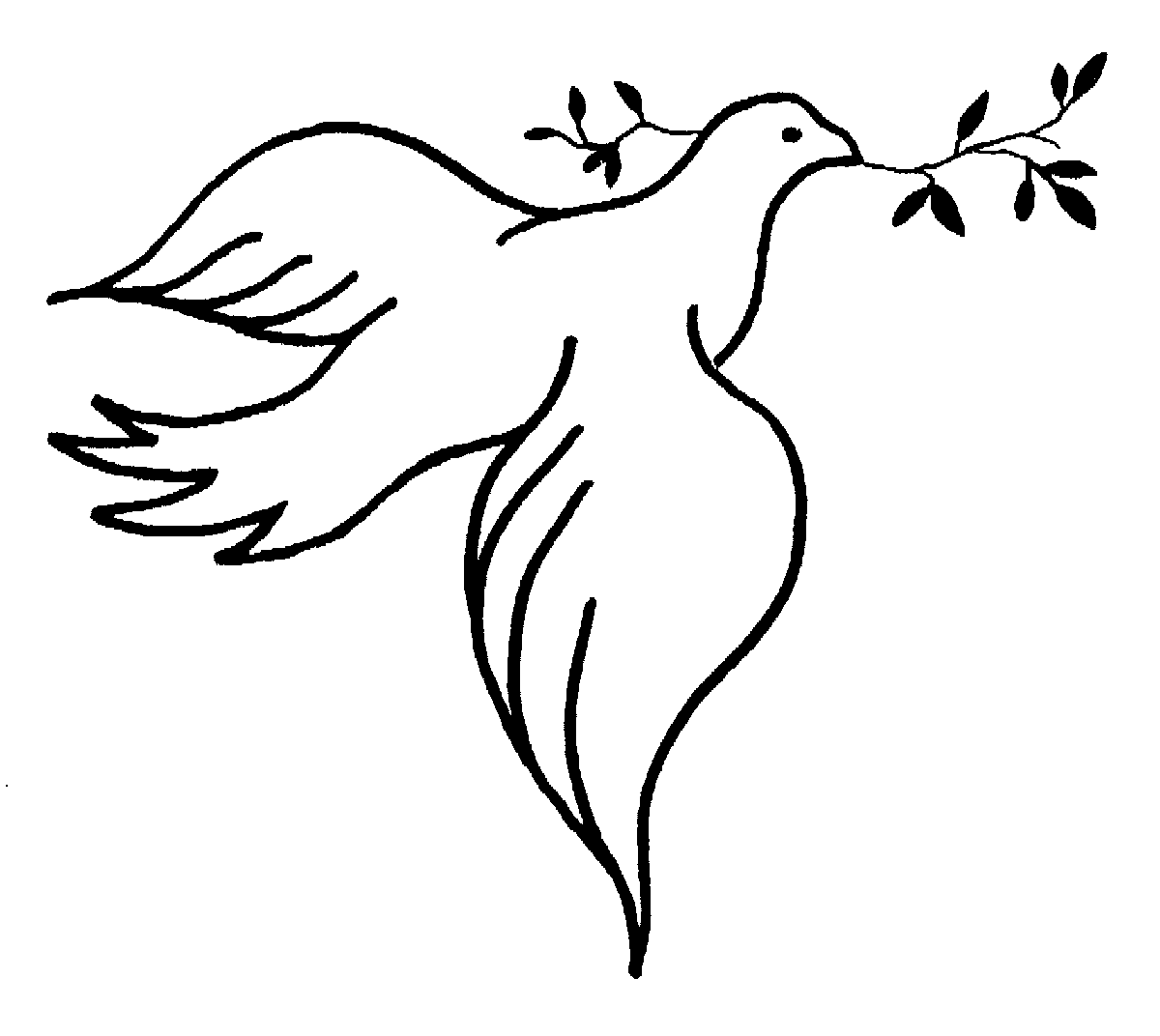 White Dove Symbol - ClipArt Best