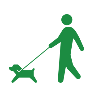 dog-walking | Human Pictogram 2.0 - free vector human pictograms -