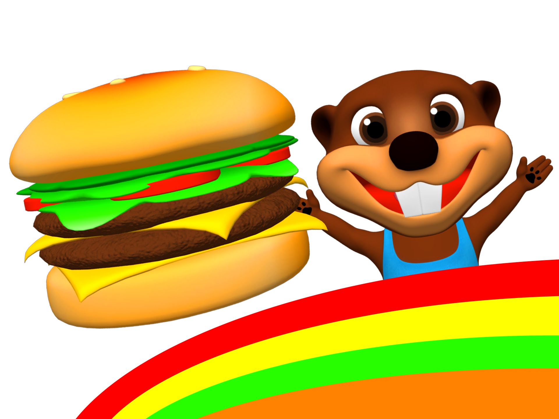 Happy Hamburger" | I'm Happy Song & More, Kids Make a Burger & Hot ...
