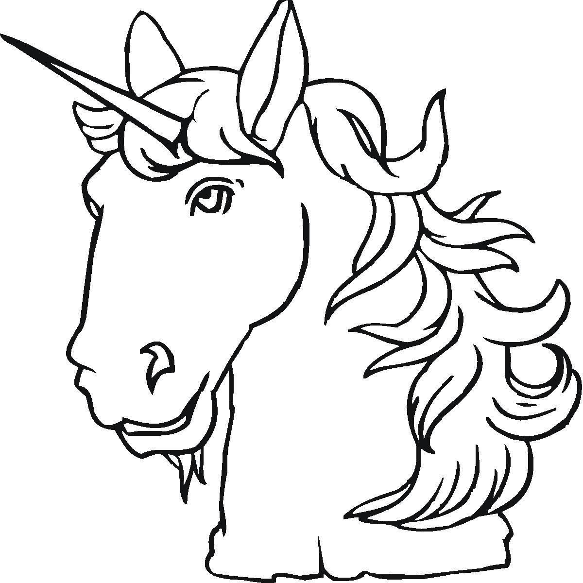 Unicorn Coloring Pages - Printable Free Coloring Pages