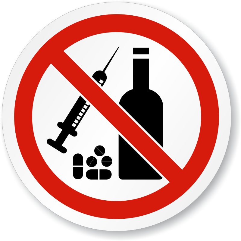 No Drugs Or Alcohol Corporate Signs - ClipArt Best