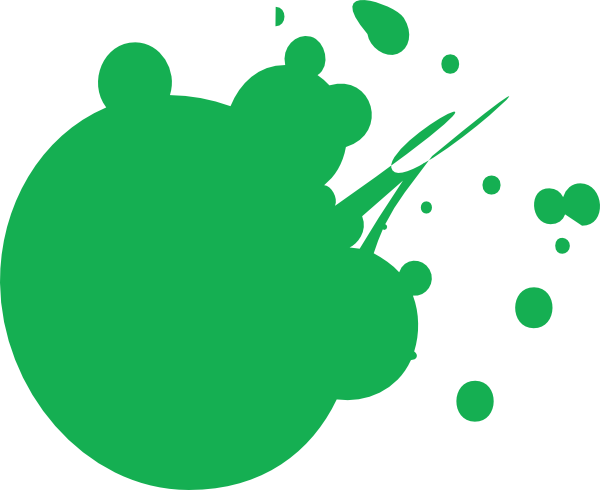 Green Dot Splat Clip Art - vector clip art online ...