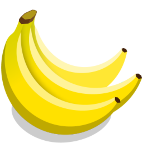 Image of Bananas Clipart #3916, Bananas Icon Free Images At Vector ...